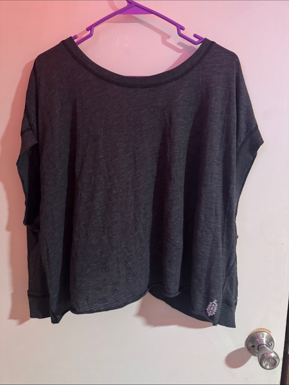 Free people open back top